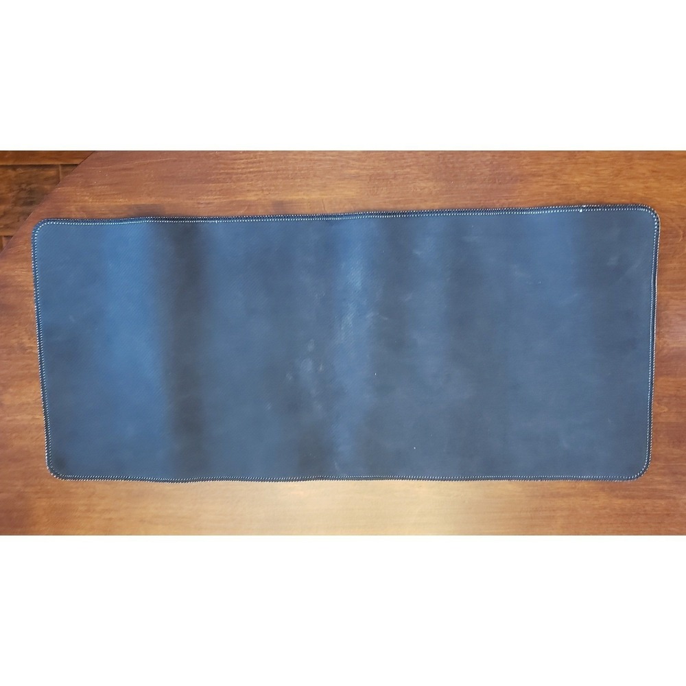 Large Gaming Desk Mat Black Woman Butterfly Cosmic Art Extended Mouse Pad 27x12 - Picture 3 of 4